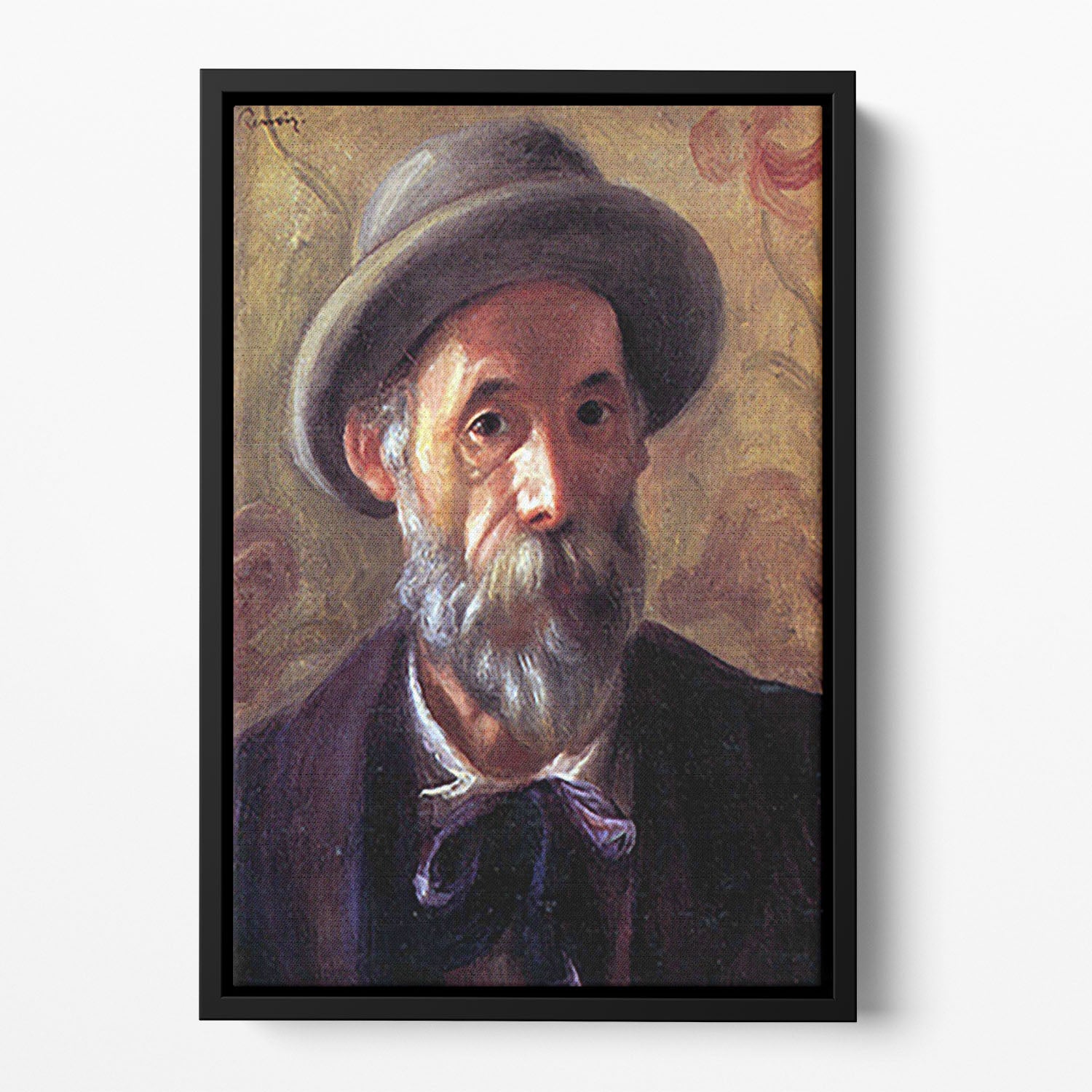 Self Portrait 1 by Renoir Floating Framed Canvas