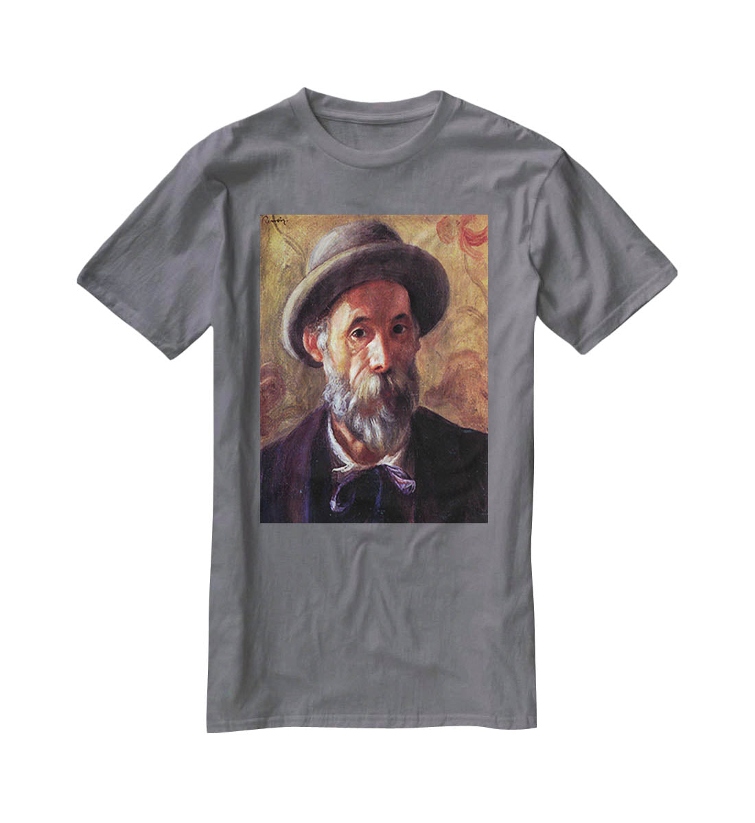 Self Portrait 1 by Renoir T-Shirt - Canvas Art Rocks - 3