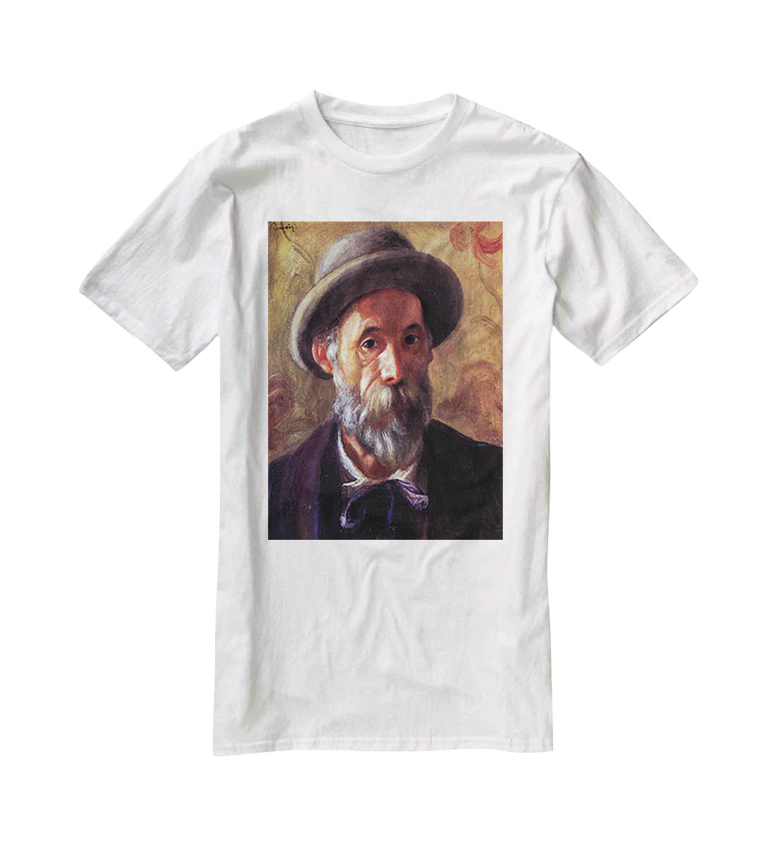 Self Portrait 1 by Renoir T-Shirt - Canvas Art Rocks - 5
