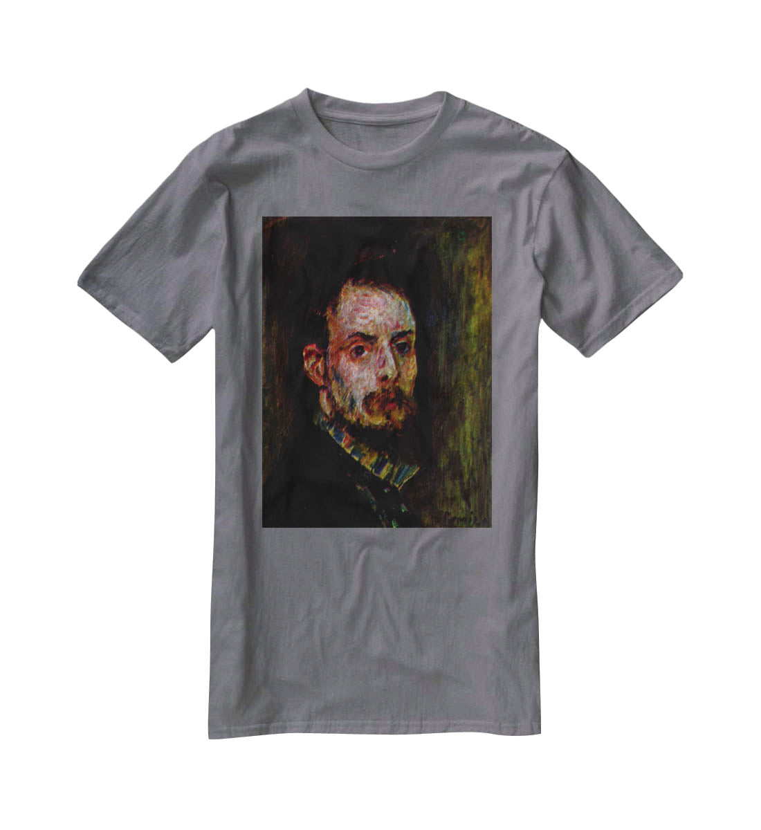Self Portrait 2 by Renoir T-Shirt - Canvas Art Rocks - 3