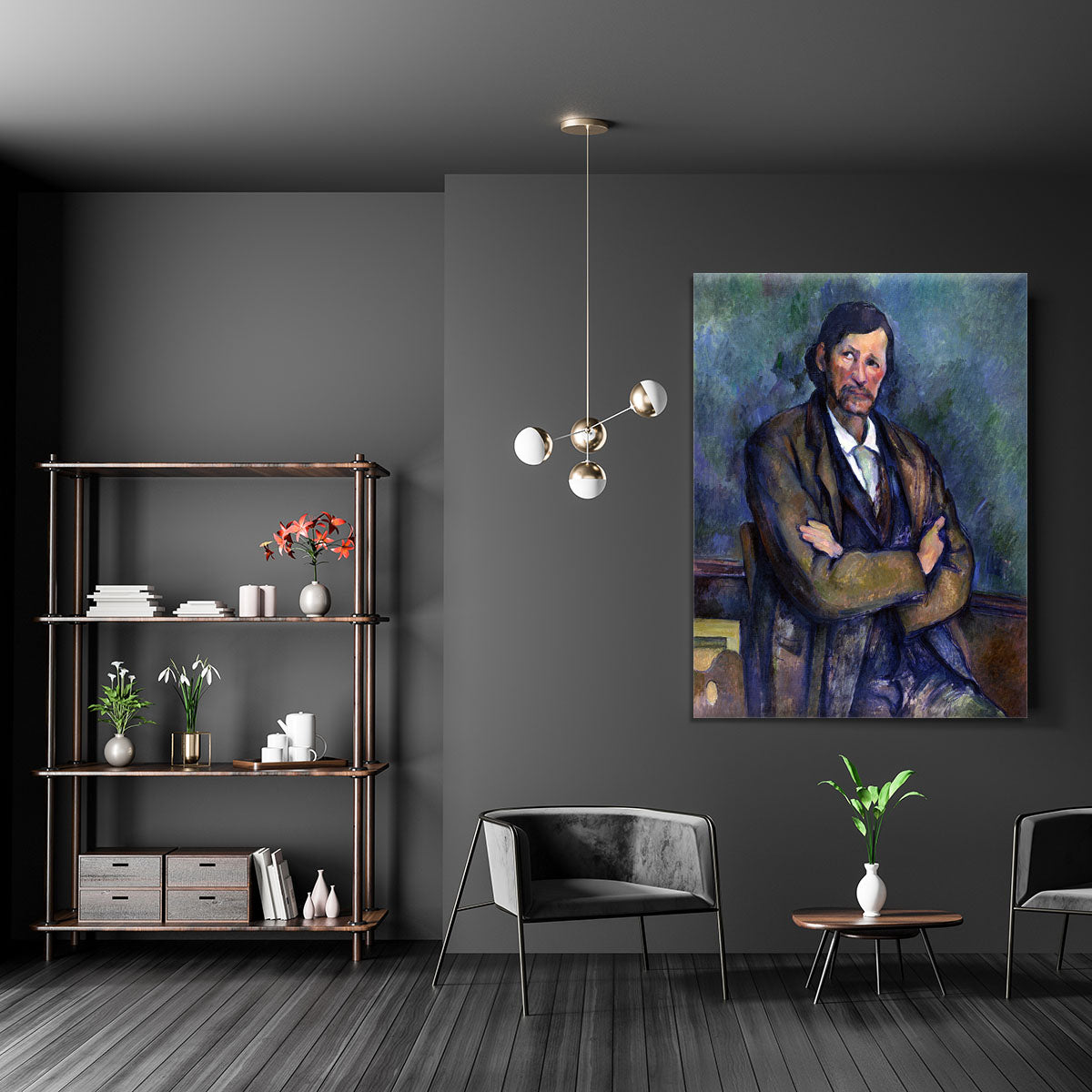 Self Portrait by Cezanne Canvas Print or Poster - Canvas Art Rocks - 5