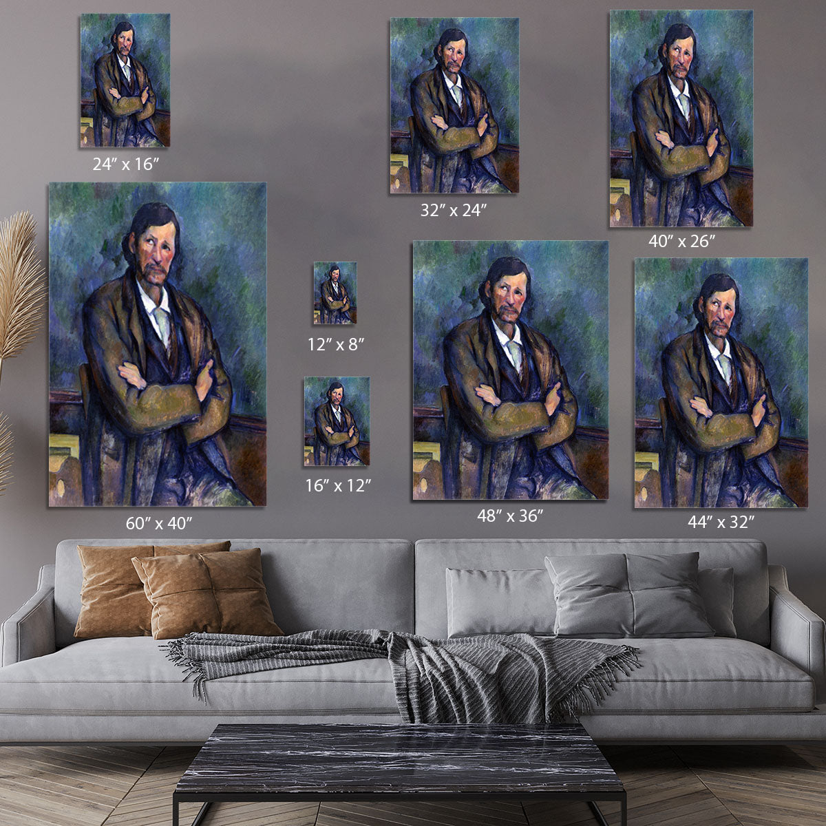 Self Portrait by Cezanne Canvas Print or Poster - Canvas Art Rocks - 7