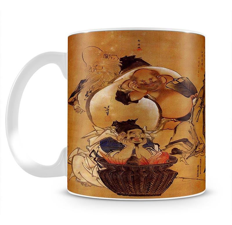 Seven gods of fortune by Hokusai Mug - Canvas Art Rocks - 2