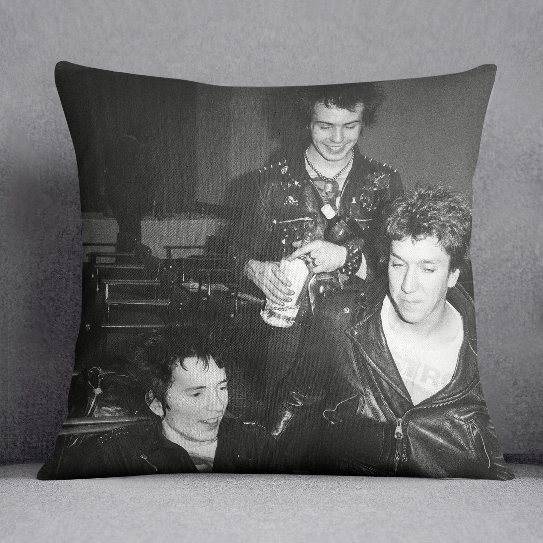 Sex Pistols drinking Cushion