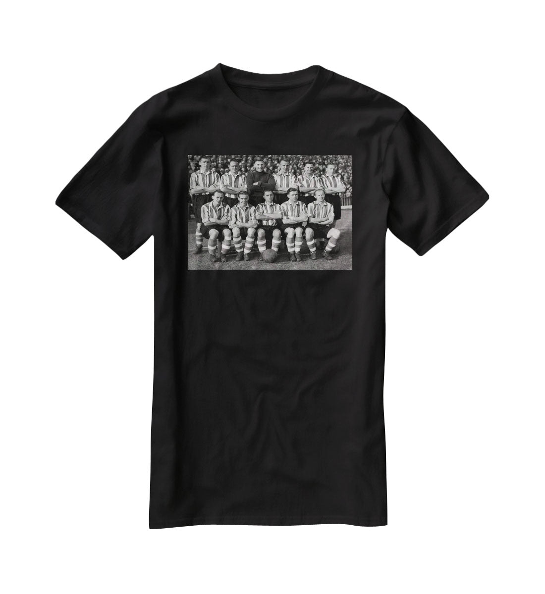Sheffield United Football Club Team Photo 1947 T-Shirt - Canvas Art Rocks - 1