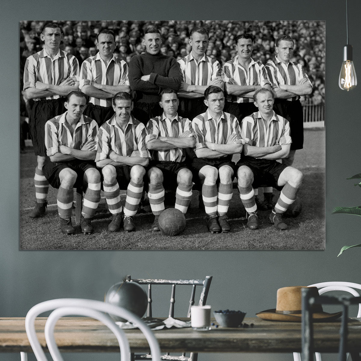 Sheffield United Football Club Team Photo 1947 Canvas Print or Poster - Canvas Art Rocks - 3