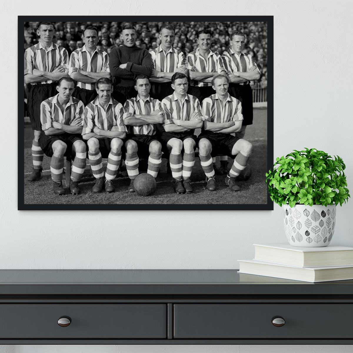 Sheffield United Football Club Team Photo 1947 Framed Print - Canvas Art Rocks - 2