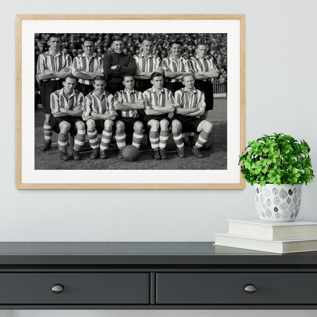 Sheffield United Football Club Team Photo 1947 Framed Print - Canvas Art Rocks - 3