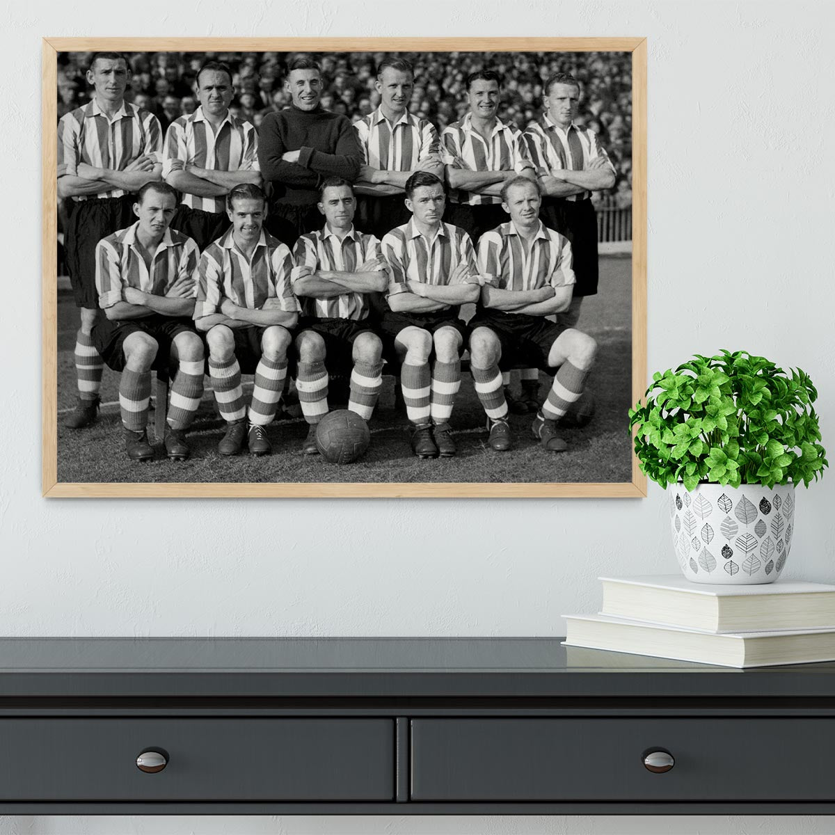 Sheffield United Football Club Team Photo 1947 Framed Print - Canvas Art Rocks - 4