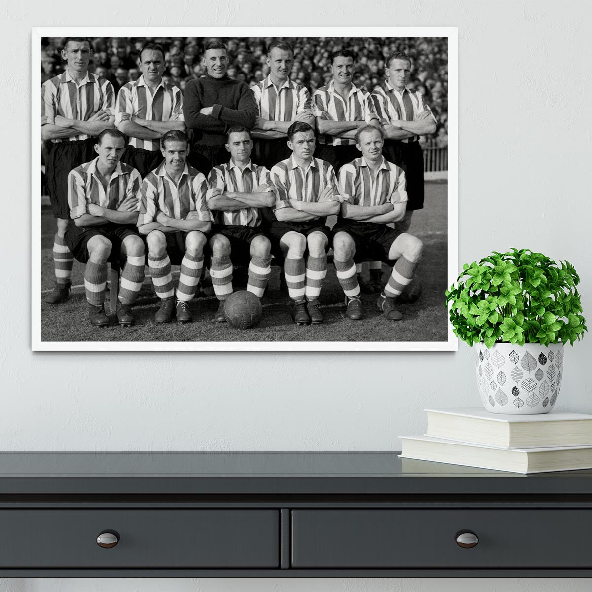 Sheffield United Football Club Team Photo 1947 Framed Print - Canvas Art Rocks -6