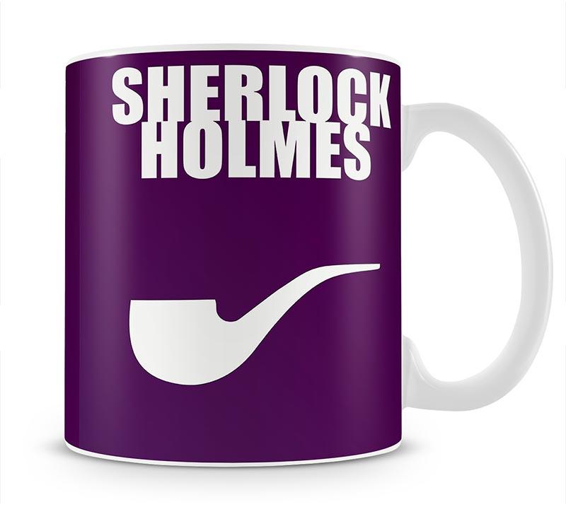 Sherlock Holmes Minimal Movie Mug - Canvas Art Rocks - 1