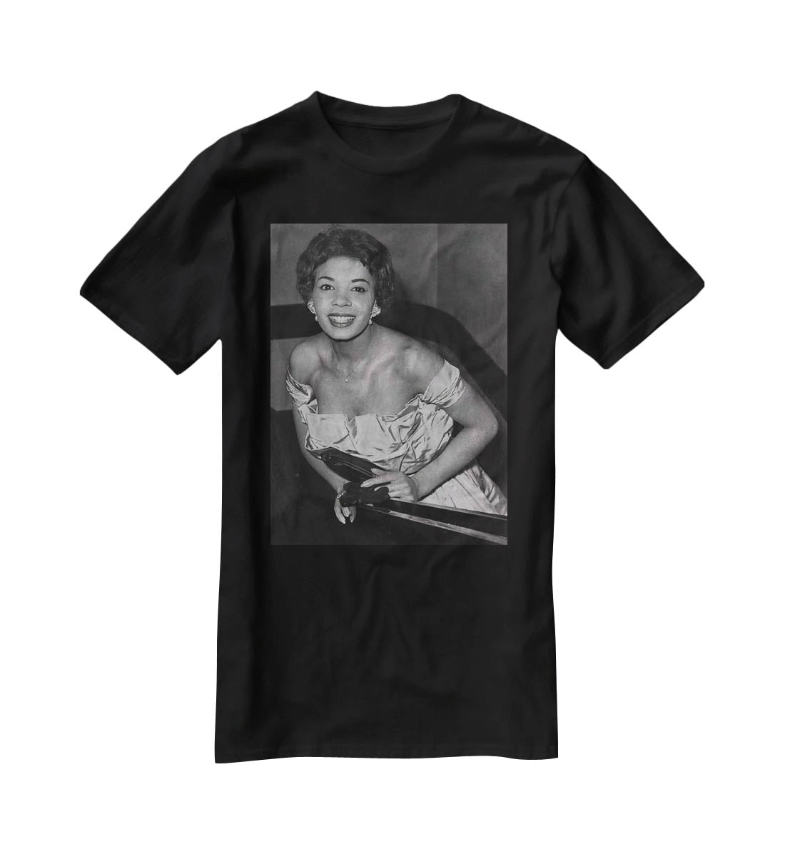 Shirley Bassey singer T-Shirt - Canvas Art Rocks - 1