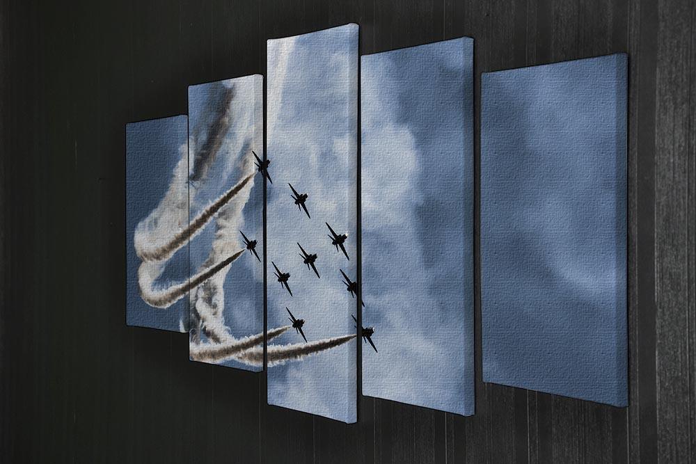 Show of force jets 5 Split Panel Canvas  - Canvas Art Rocks - 2