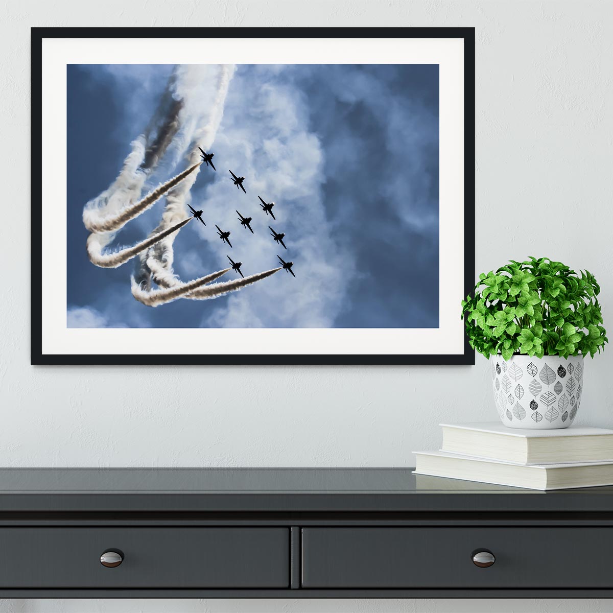 Show of force jets Framed Print - Canvas Art Rocks - 1