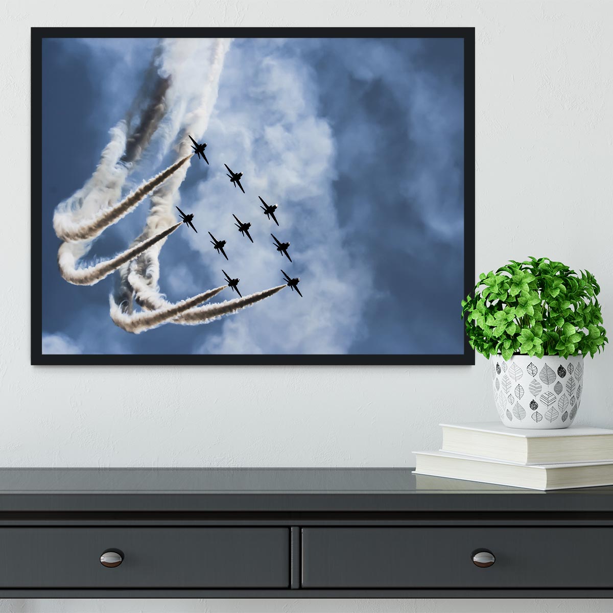Show of force jets Framed Print - Canvas Art Rocks - 2