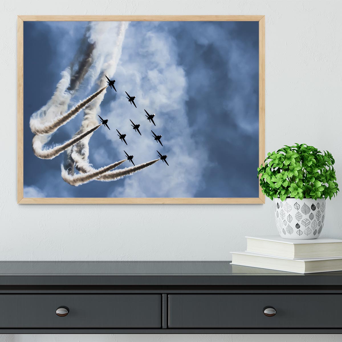 Show of force jets Framed Print - Canvas Art Rocks - 4