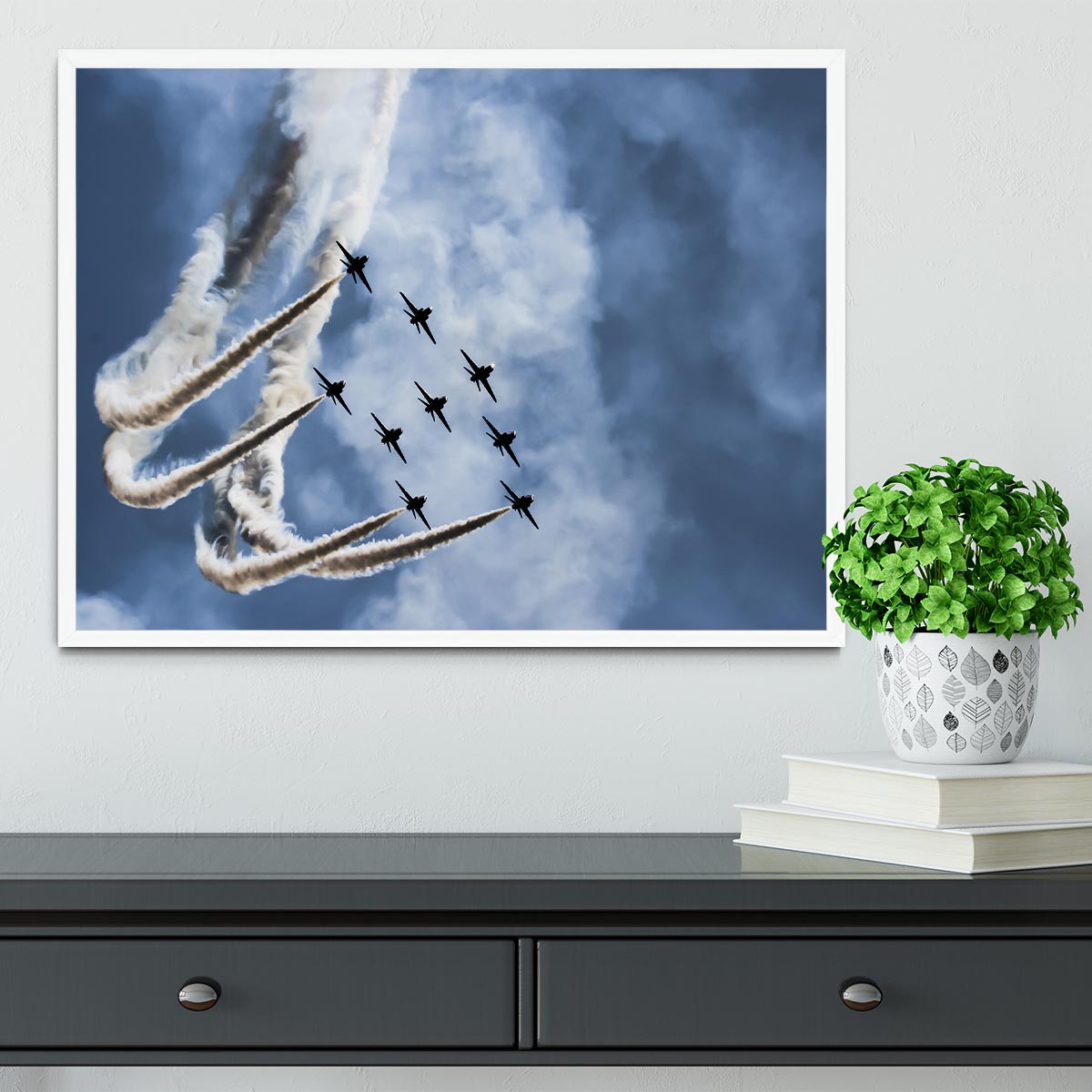 Show of force jets Framed Print - Canvas Art Rocks -6