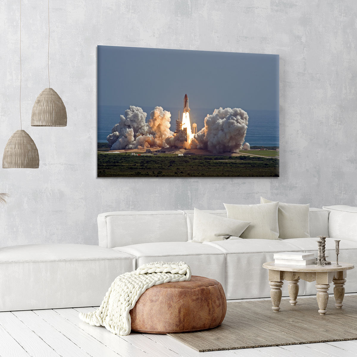 Shuttle Endeavour Launch Canvas Print or Poster - Canvas Art Rocks - 6