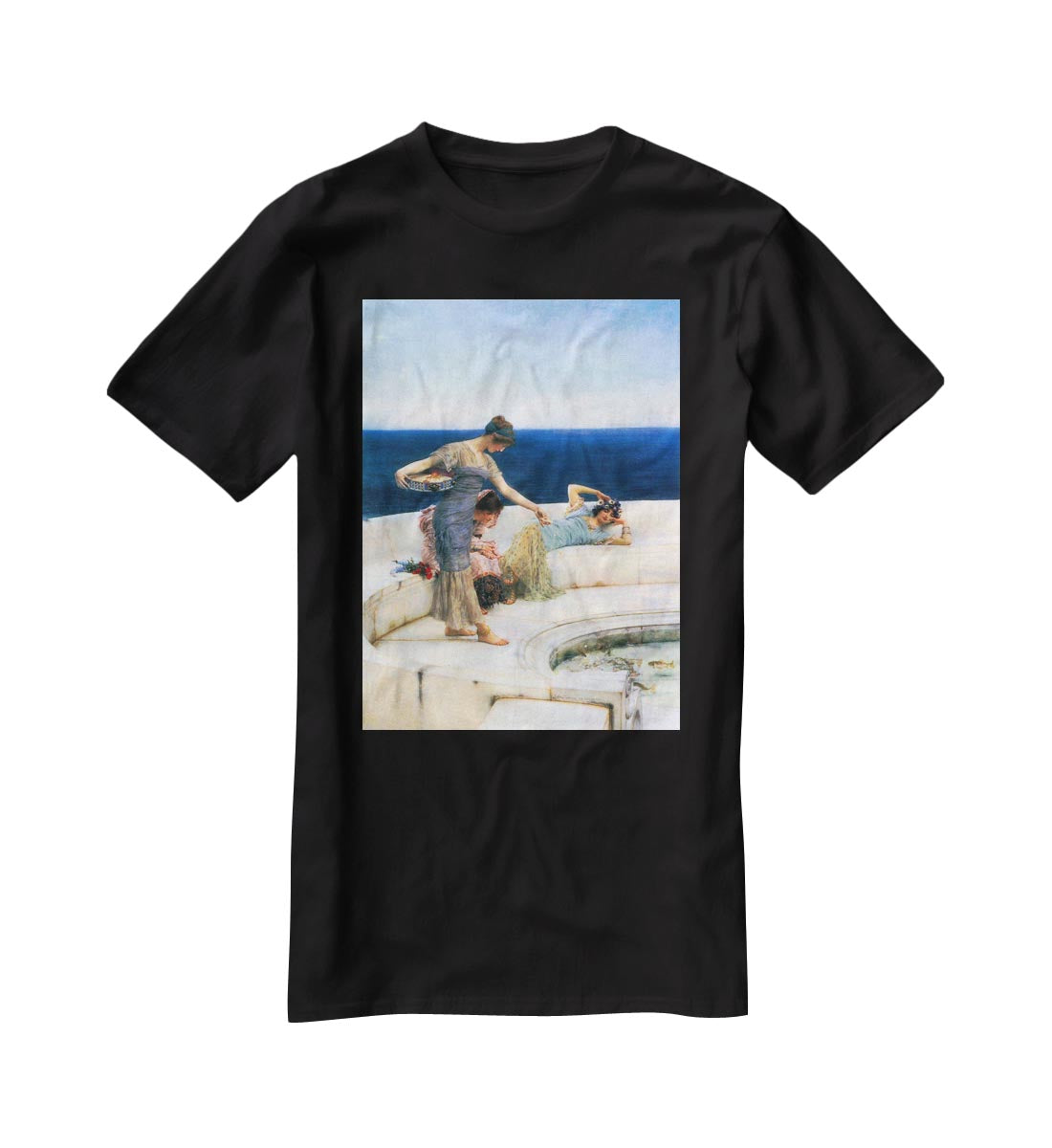 Silver Favorites by Alma Tadema T-Shirt - Canvas Art Rocks - 1
