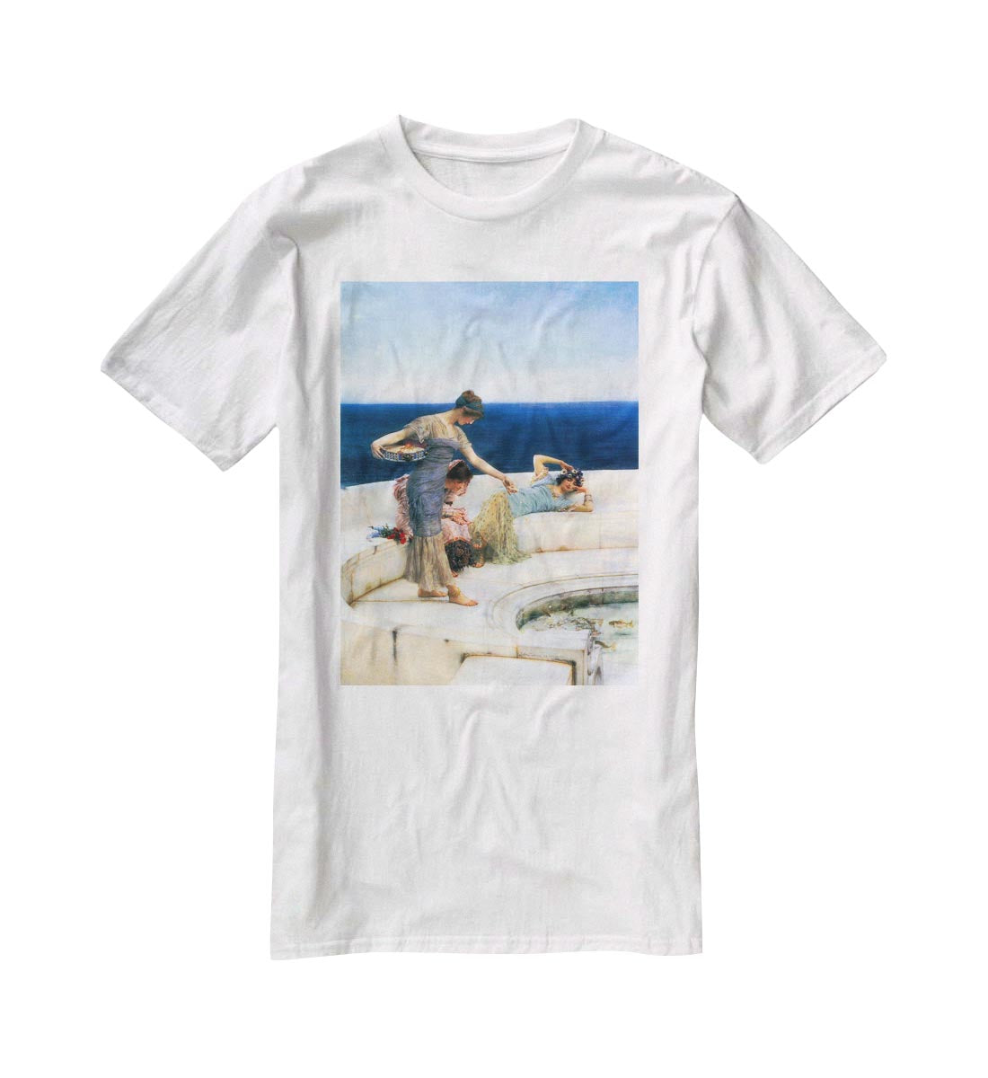 Silver Favorites by Alma Tadema T-Shirt - Canvas Art Rocks - 5