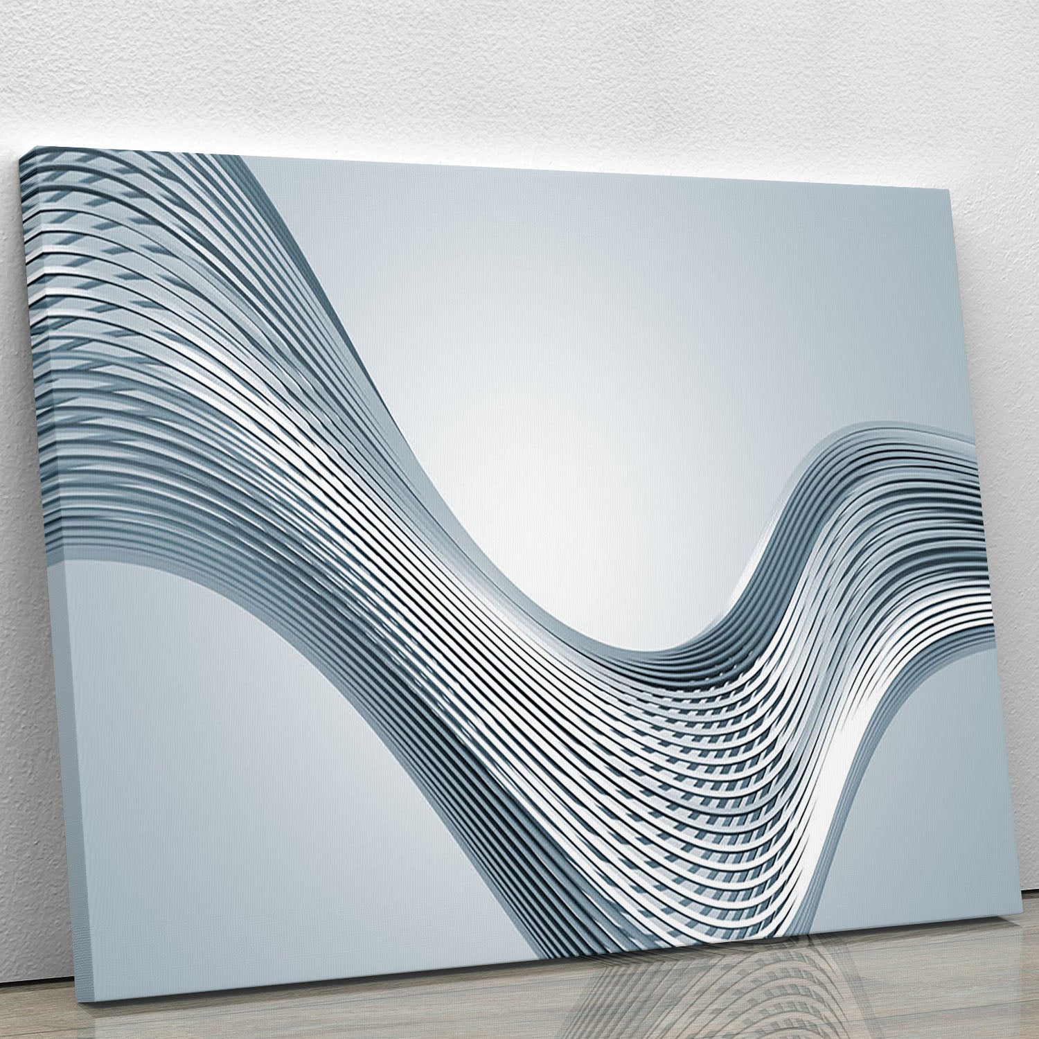 Silver Wave Canvas Print or Poster - Canvas Art Rocks - 1