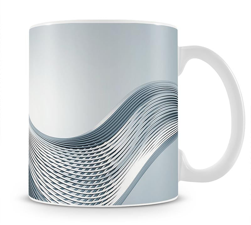 Silver Wave Mug - Canvas Art Rocks - 1