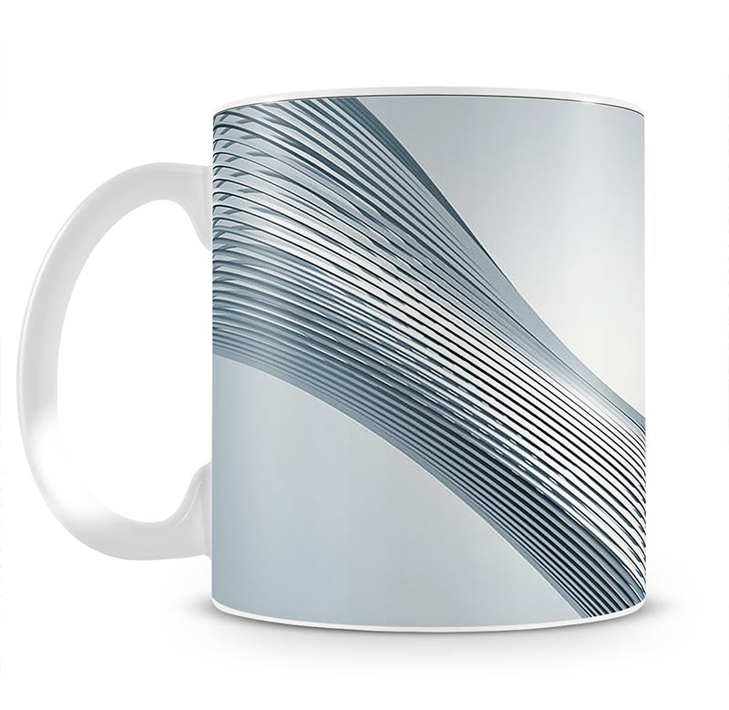 Silver Wave Mug - Canvas Art Rocks - 1