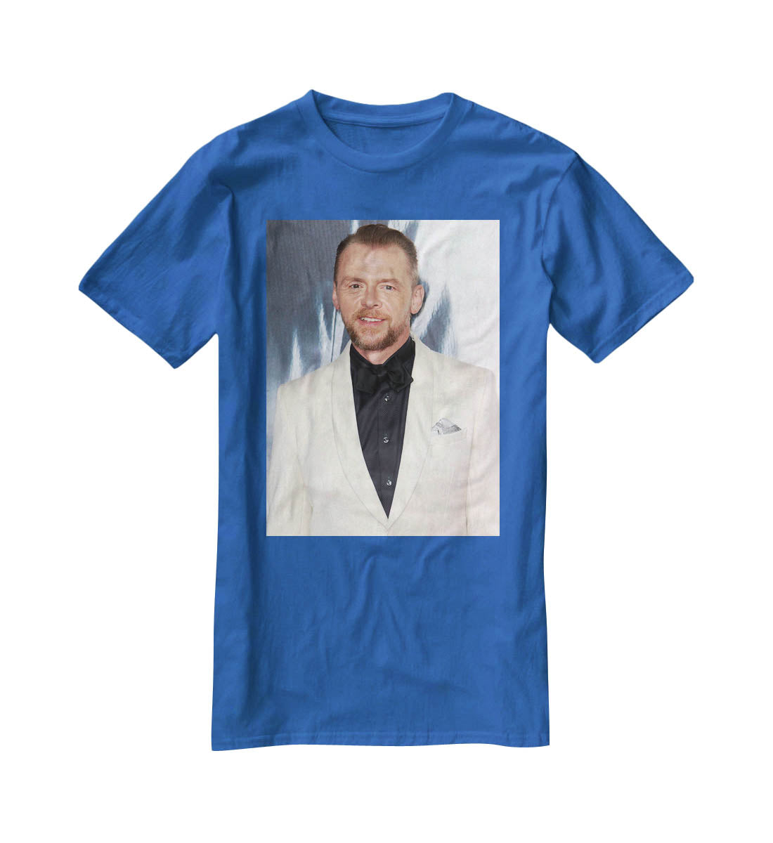 Simon Pegg T-Shirt - Canvas Art Rocks - 2
