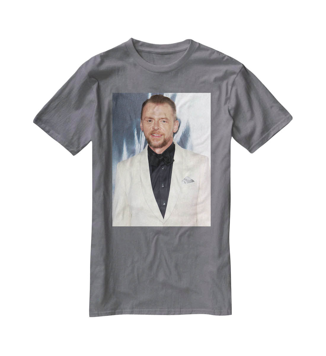 Simon Pegg T-Shirt - Canvas Art Rocks - 3