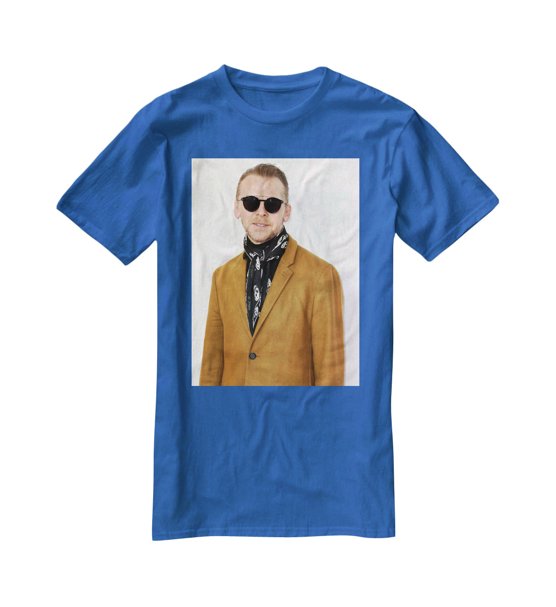Simon Pegg in sunglasses T-Shirt - Canvas Art Rocks - 2