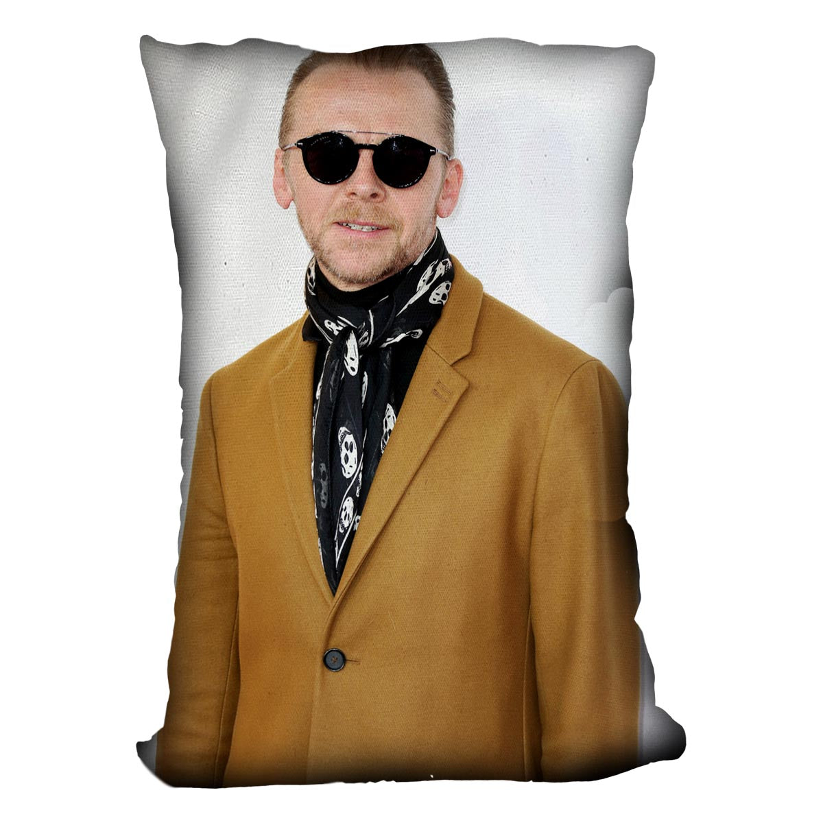 Simon Pegg in sunglasses Cushion