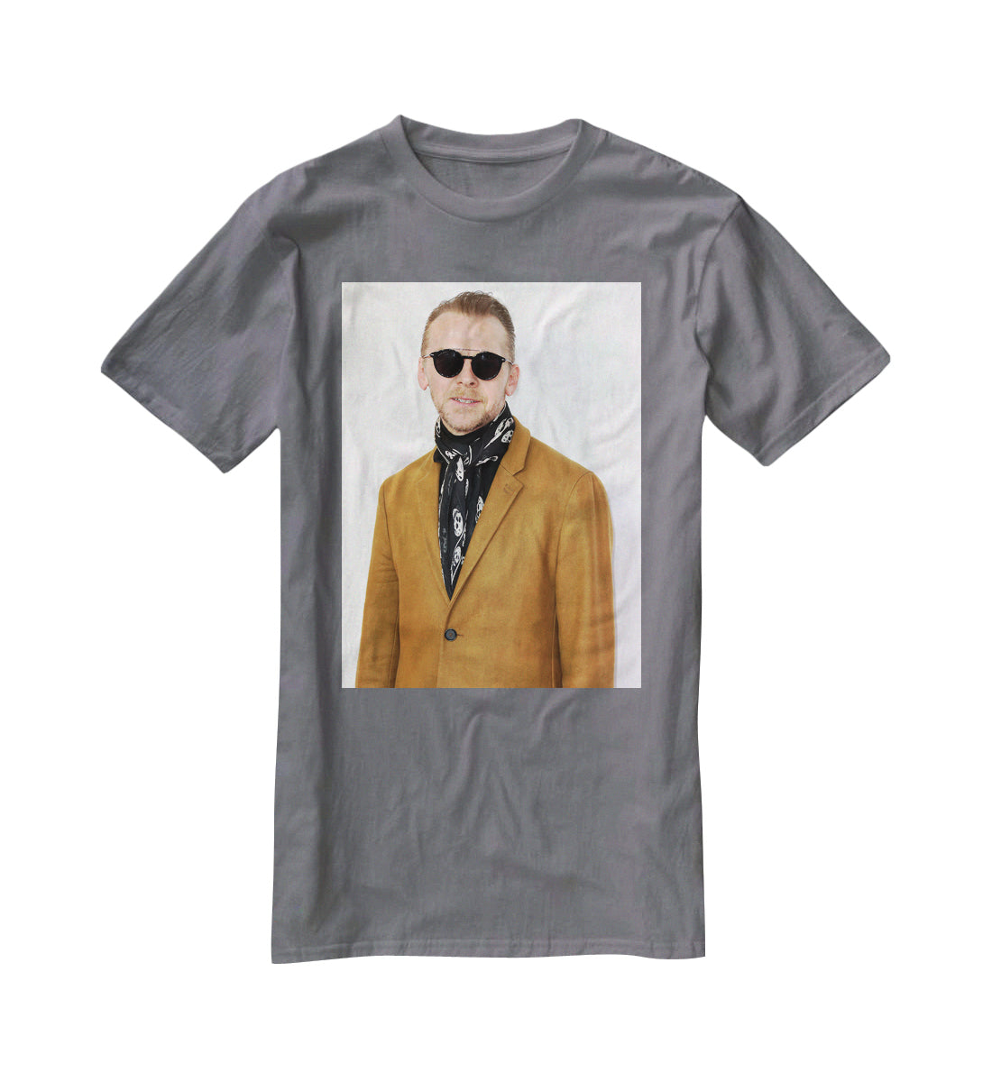 Simon Pegg in sunglasses T-Shirt - Canvas Art Rocks - 3