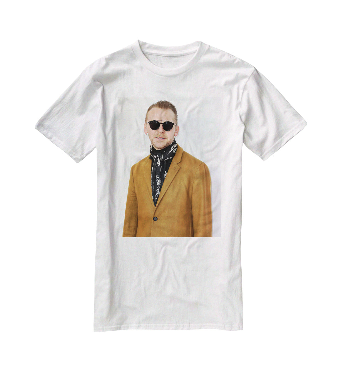 Simon Pegg in sunglasses T-Shirt - Canvas Art Rocks - 5