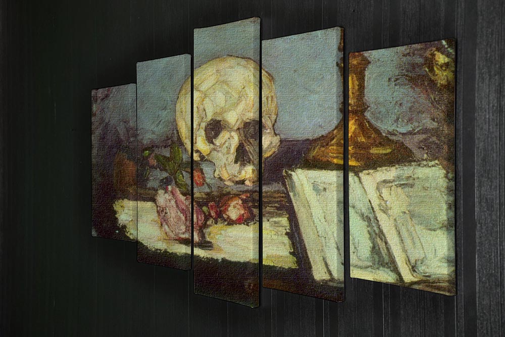 Skull by Degas 5 Split Panel Canvas - Canvas Art Rocks - 2