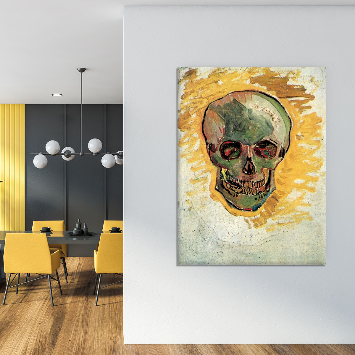 Skull by Van Gogh Canvas Print or Poster - Canvas Art Rocks - 4