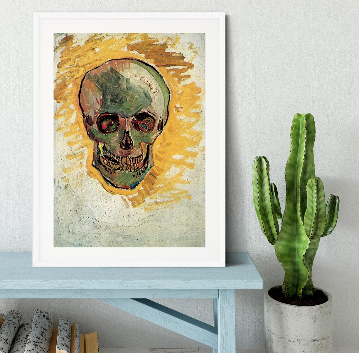 Skull by Van Gogh Framed Print - Canvas Art Rocks - 5