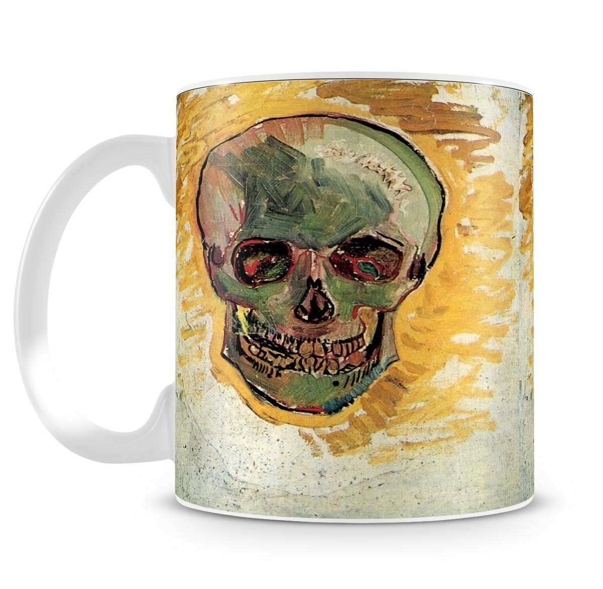 Skull by Van Gogh Mug - Canvas Art Rocks - 4