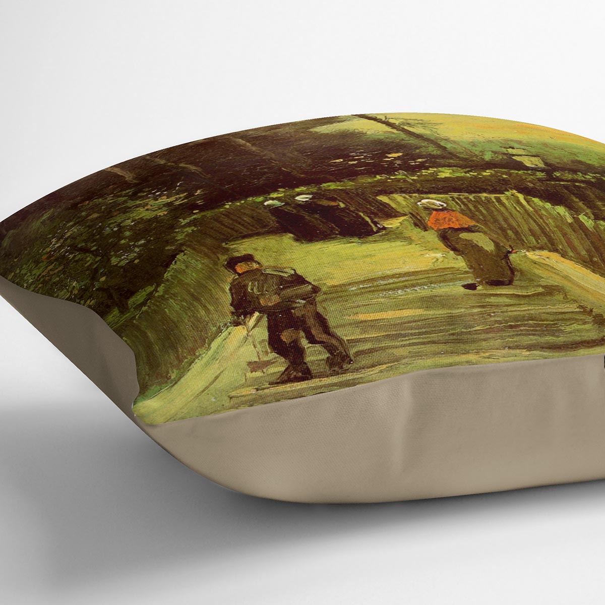 Sloping Path in Montmartre by Van Gogh Cushion