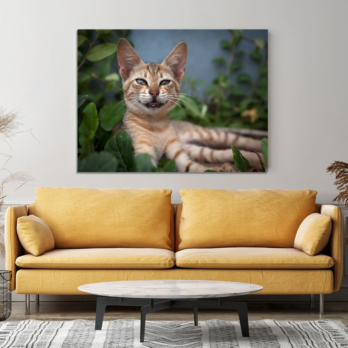 Smiling Cat Canvas Print or Poster - Canvas Art Rocks - 4