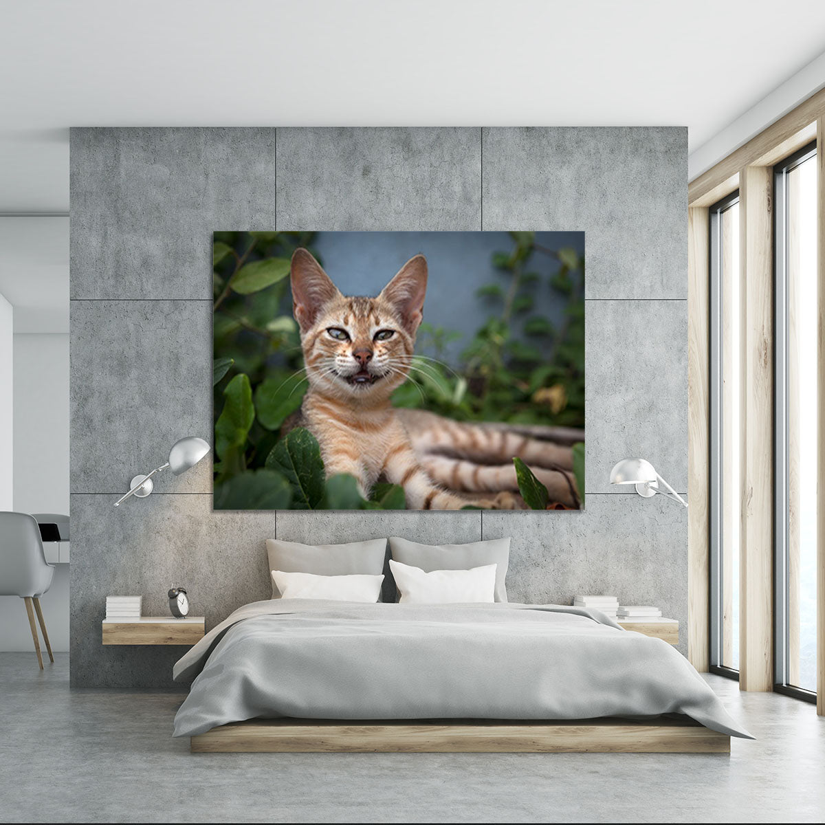 Smiling Cat Canvas Print or Poster - Canvas Art Rocks - 5