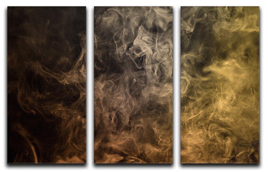 Smoke Art 3 Split Panel Canvas Print - Canvas Art Rocks - 1