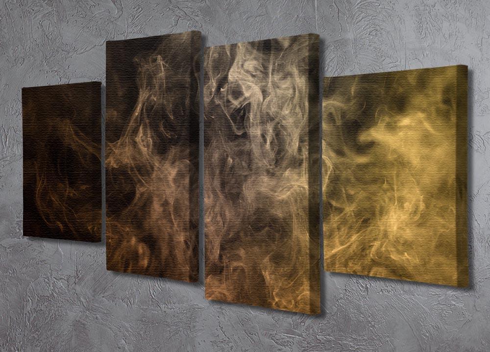 Smoke Art 4 Split Panel Canvas - Canvas Art Rocks - 2