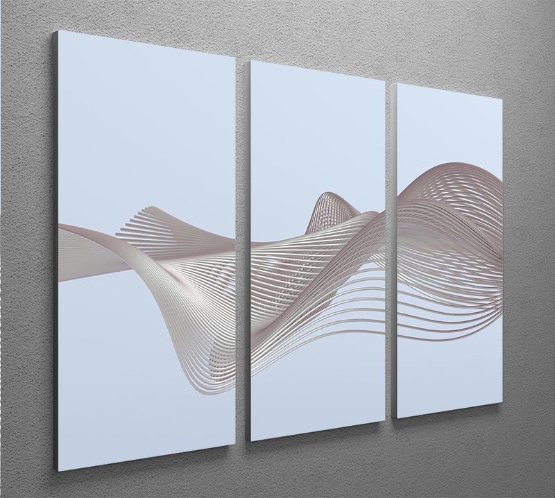 Smooth Lines 3 Split Panel Canvas Print - Canvas Art Rocks - 2