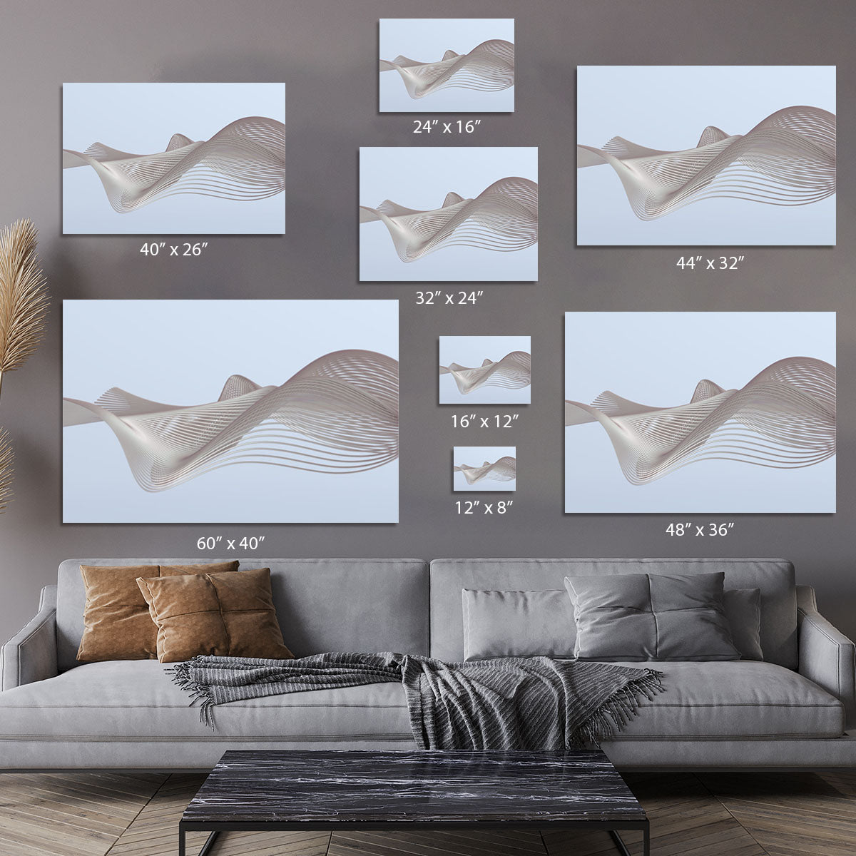 Smooth Lines Canvas Print or Poster - Canvas Art Rocks - 7