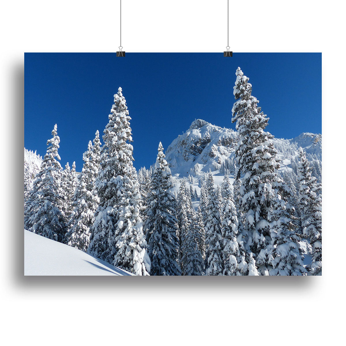 Snow Covered Trees Canvas Print or Poster - Canvas Art Rocks - 2