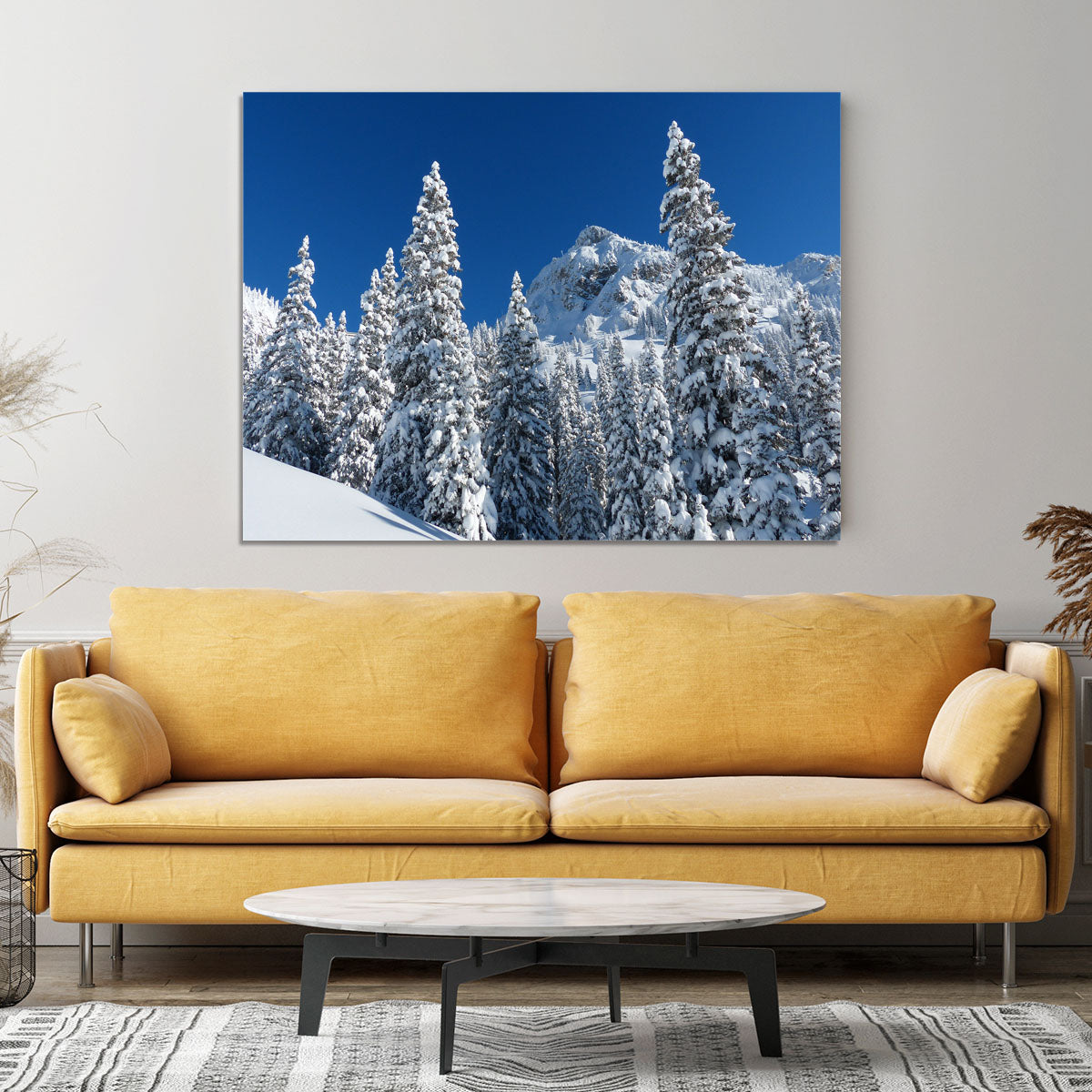 Snow Covered Trees Canvas Print or Poster - Canvas Art Rocks - 4