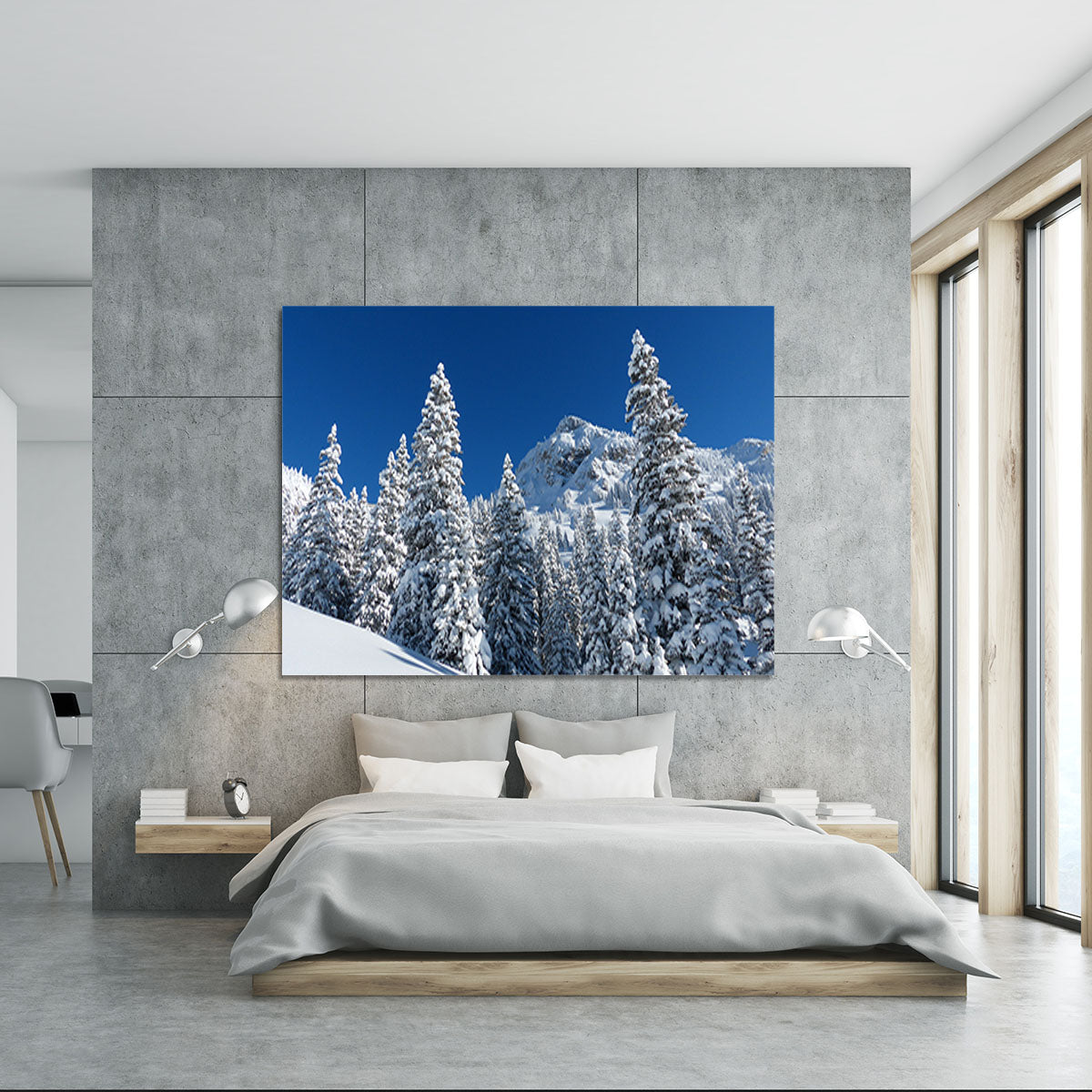 Snow Covered Trees Canvas Print or Poster - Canvas Art Rocks - 5