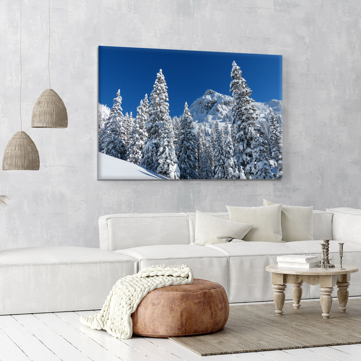 Snow Covered Trees Canvas Print or Poster - Canvas Art Rocks - 6
