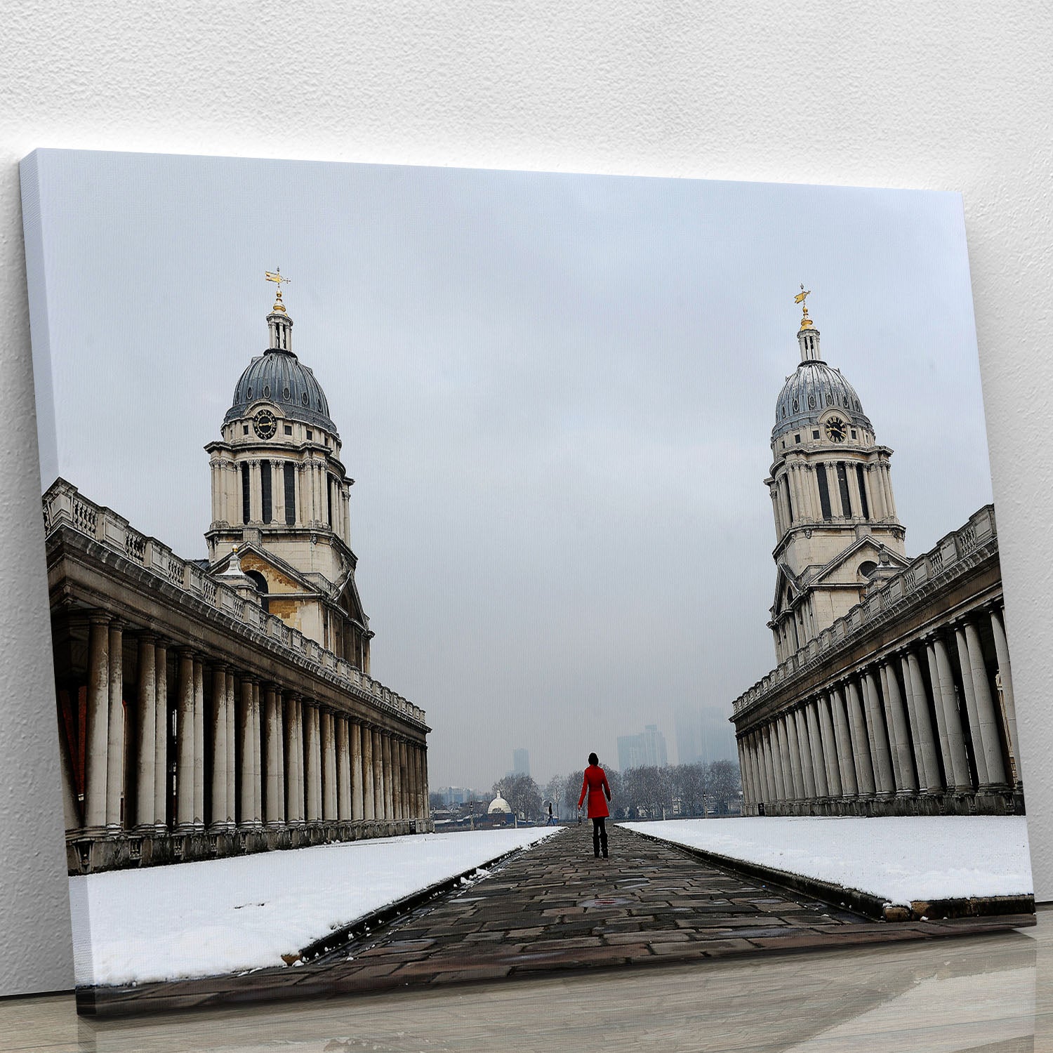 Snow in Greenwich Canvas Print or Poster - Canvas Art Rocks - 1