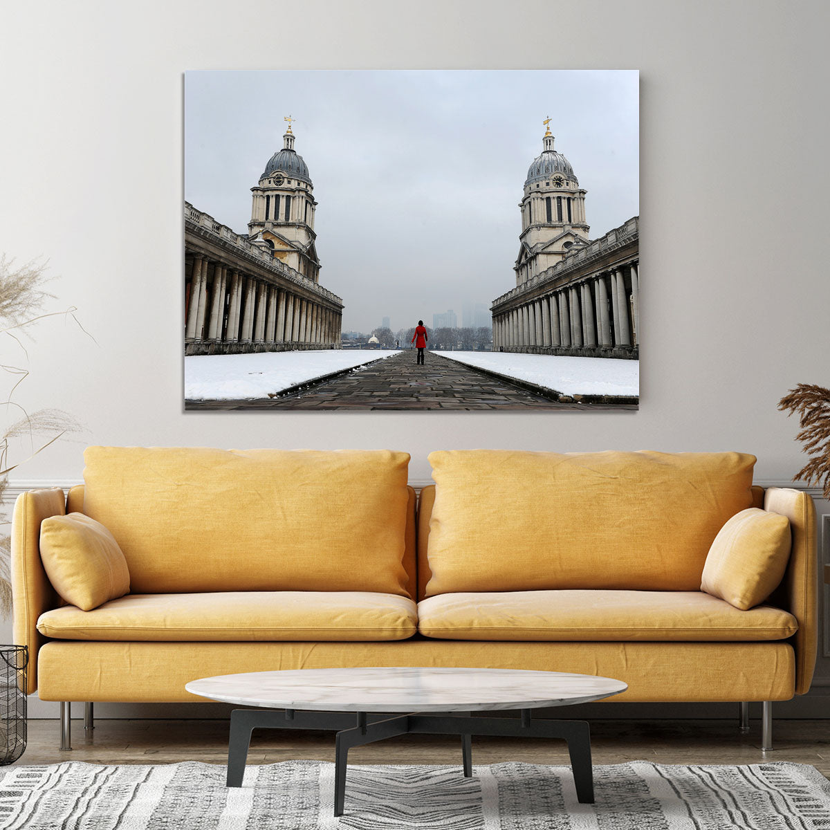 Snow in Greenwich Canvas Print or Poster - Canvas Art Rocks - 4